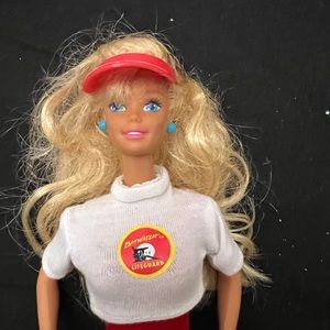 Baywatch Lifeguard Barbie Doll Vintage 1990’s